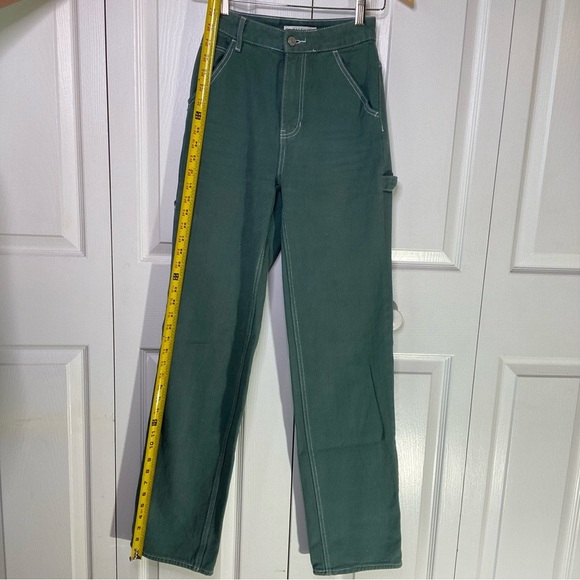 PacSun Teal Low Rise 90s Carpenter Pants Sz 23 - Picture 3 of 11